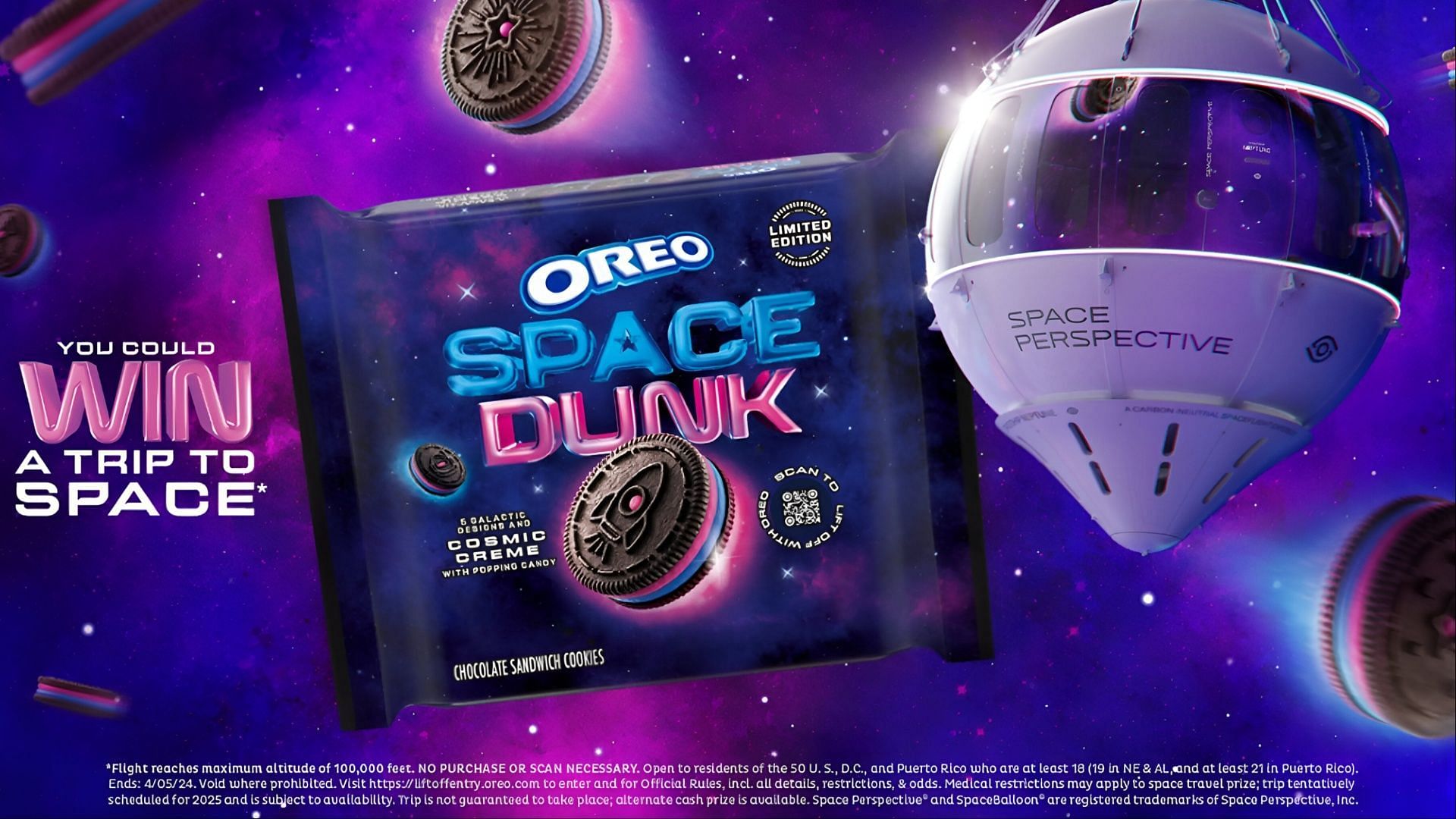 The new Space Dunk Cookies are priced at over $4.50 and feature flavors of chocolate and marshmallows (Image via Oreo)