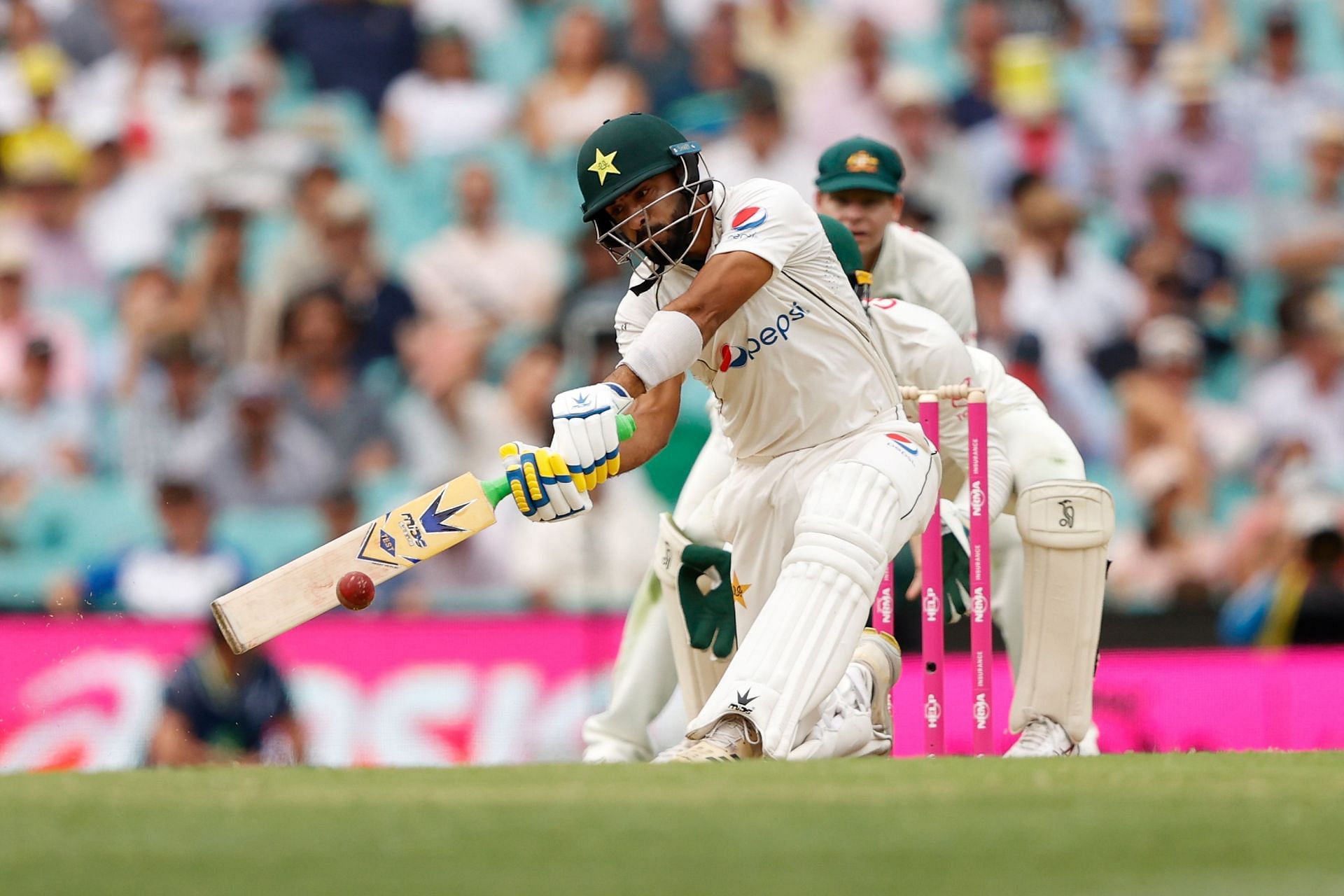 Aamer Jamal during Australia v Pakistan - Men&#039;s 3rd Test: Day 1