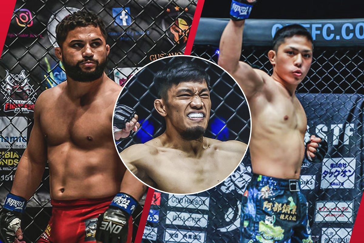 Gustavo Balart, Lito Adiwang, Hiroba Minowa - Photo by ONE Championship