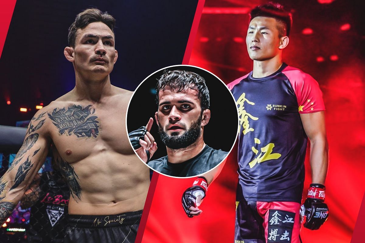 Thanh Le, Shamil Gasanov, Tang Kai - Photo by ONE Championship