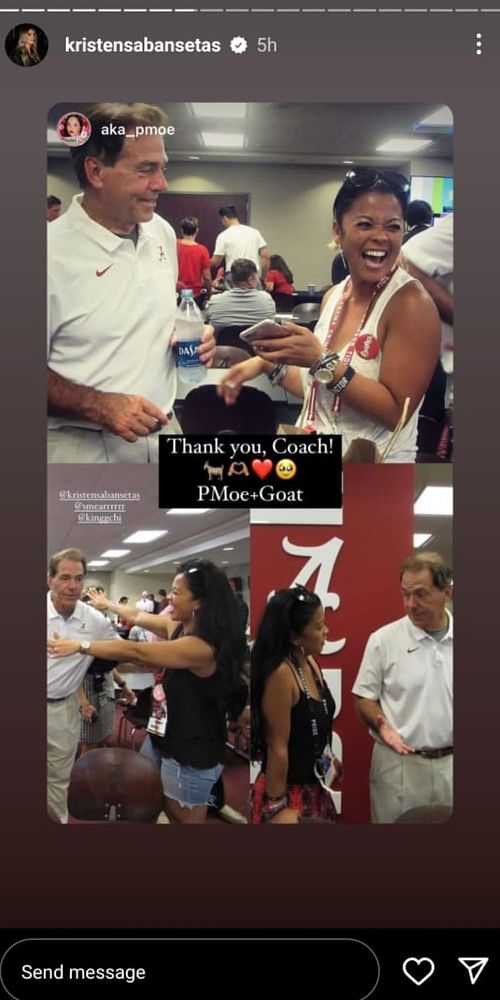 Penny Moore's tribute to Nick Saban