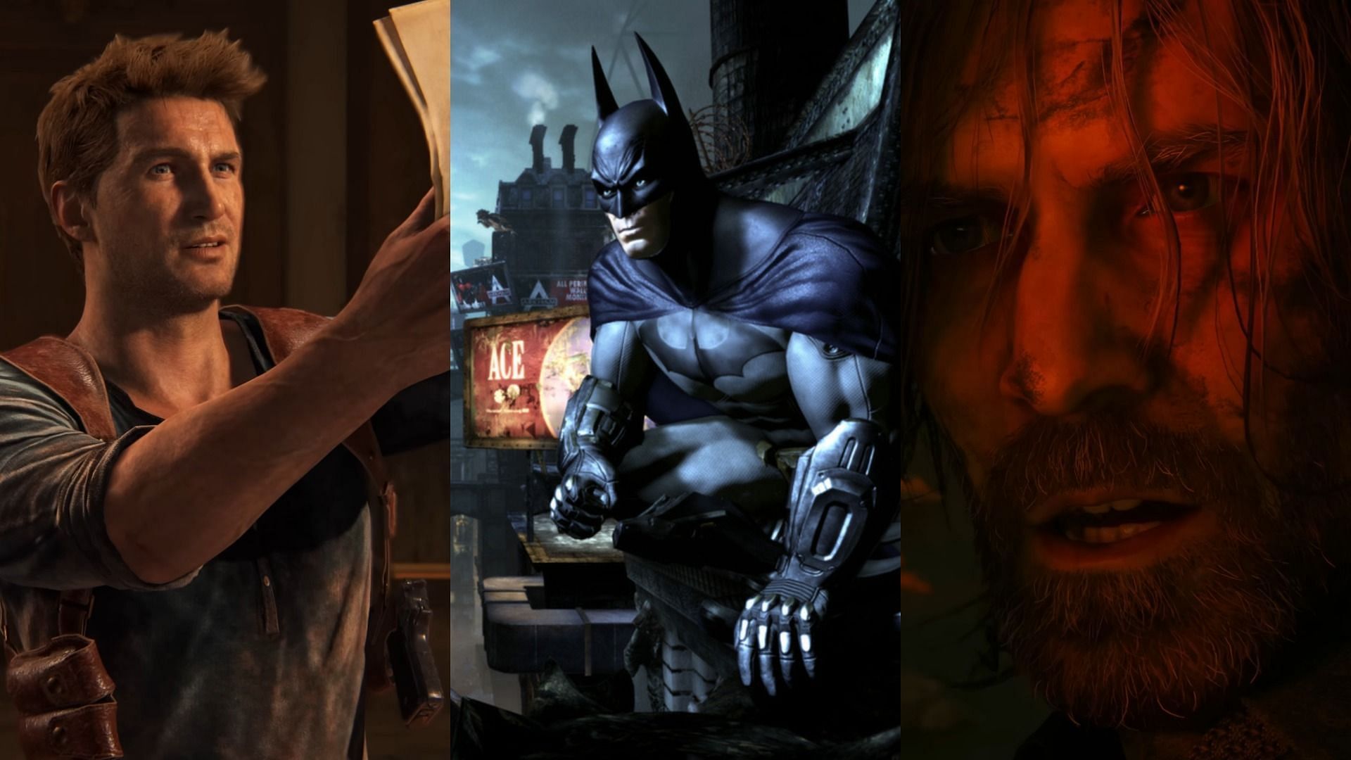 Nathan Drake, Batman and Alan Wake