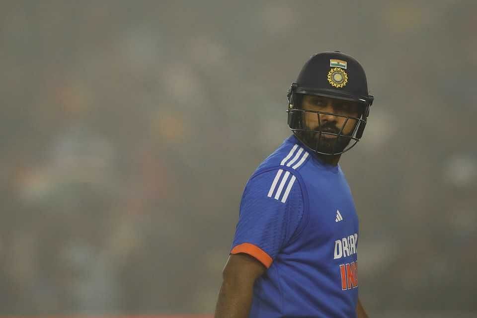 Rohit Sharma bagged his second duck of the series