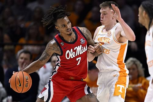 Tennessee guard Dalton Knecht, who might be the best player in college basketball.