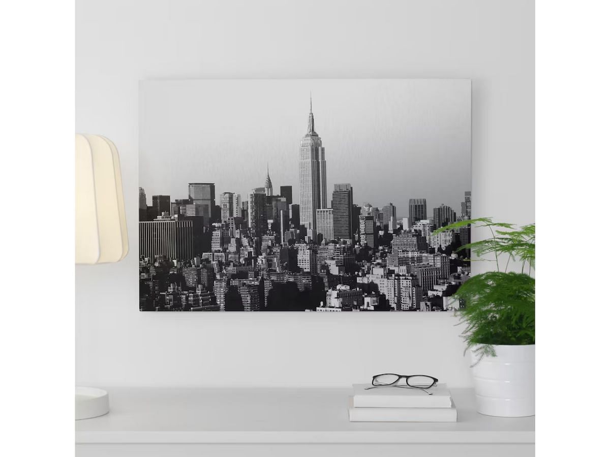 KOPPARFALL Picture, city skyline (Image via IKEA)