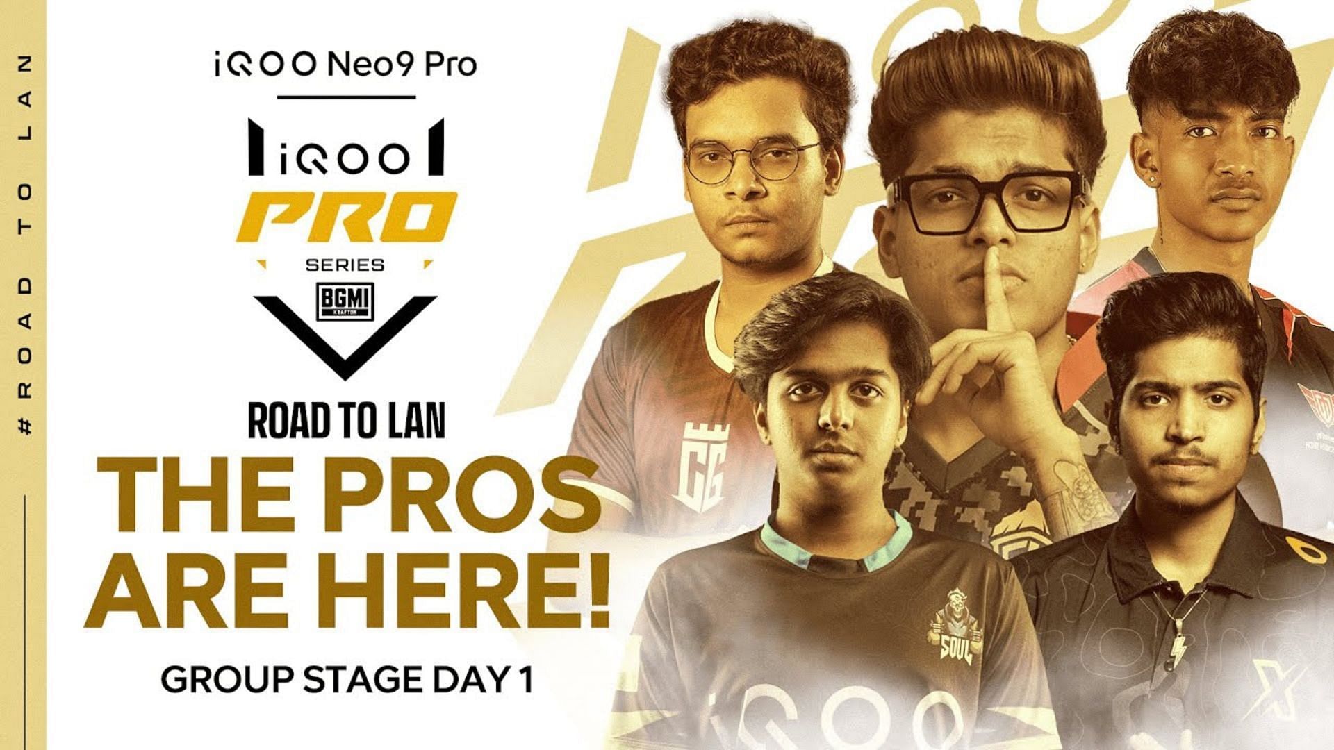 Group Stage of iQOO BGMI Pro Series starts on January 29 (Image via iQOO)