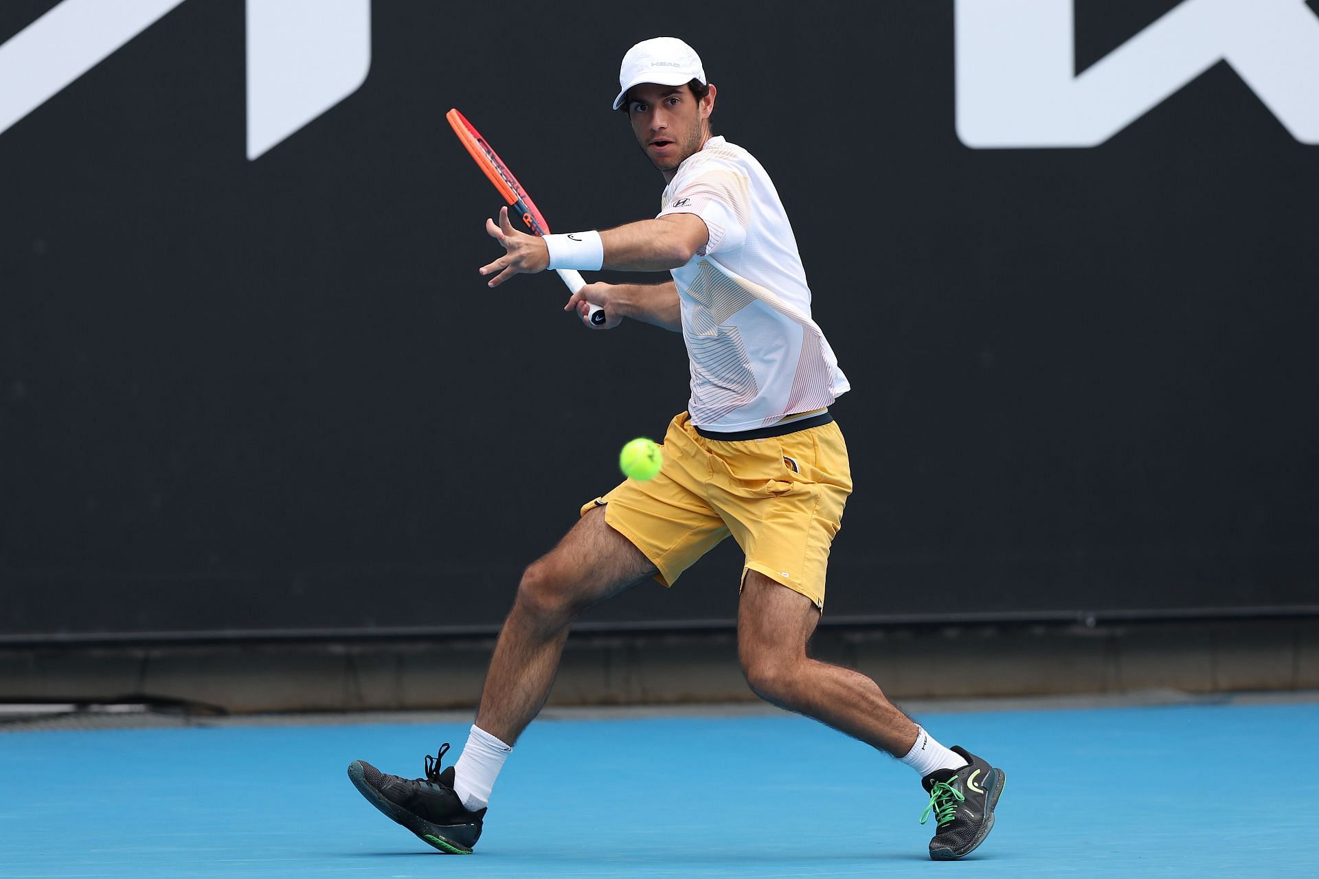 Nuno Borges in action at the 2024 Australian Open.