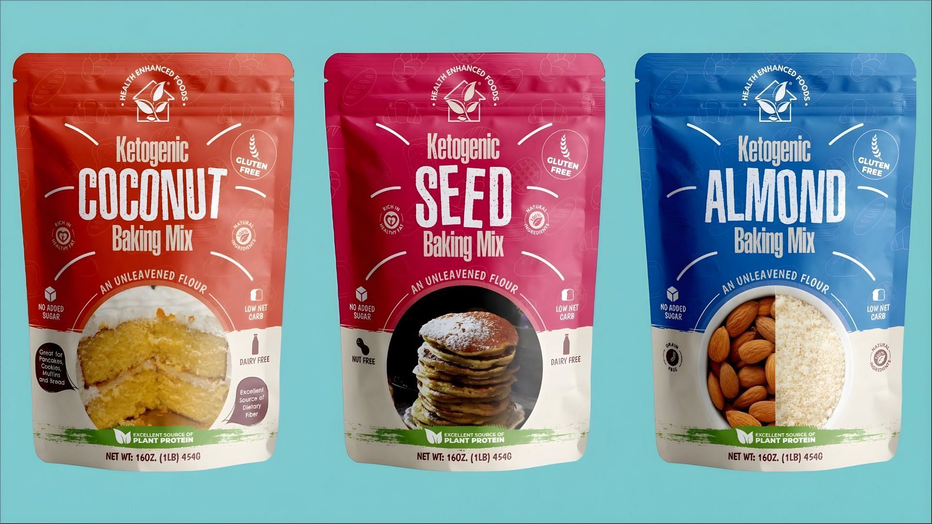 Health Enhanced Foods introduces new Ketogenic Bakery Mixes (Image via Health Enhanced Foods)