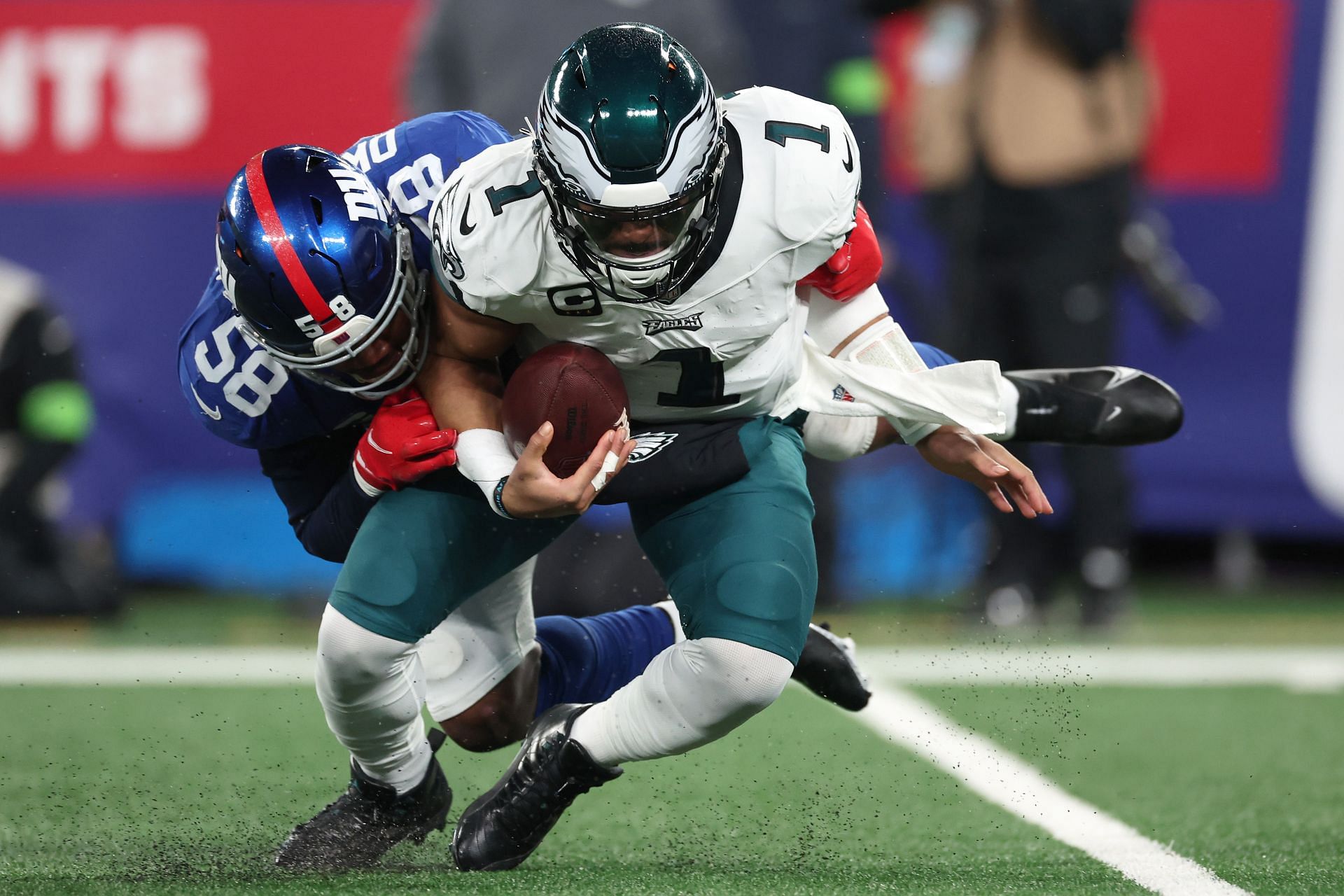 Jalen Hurts Philadelphia Eagles v New York Giants