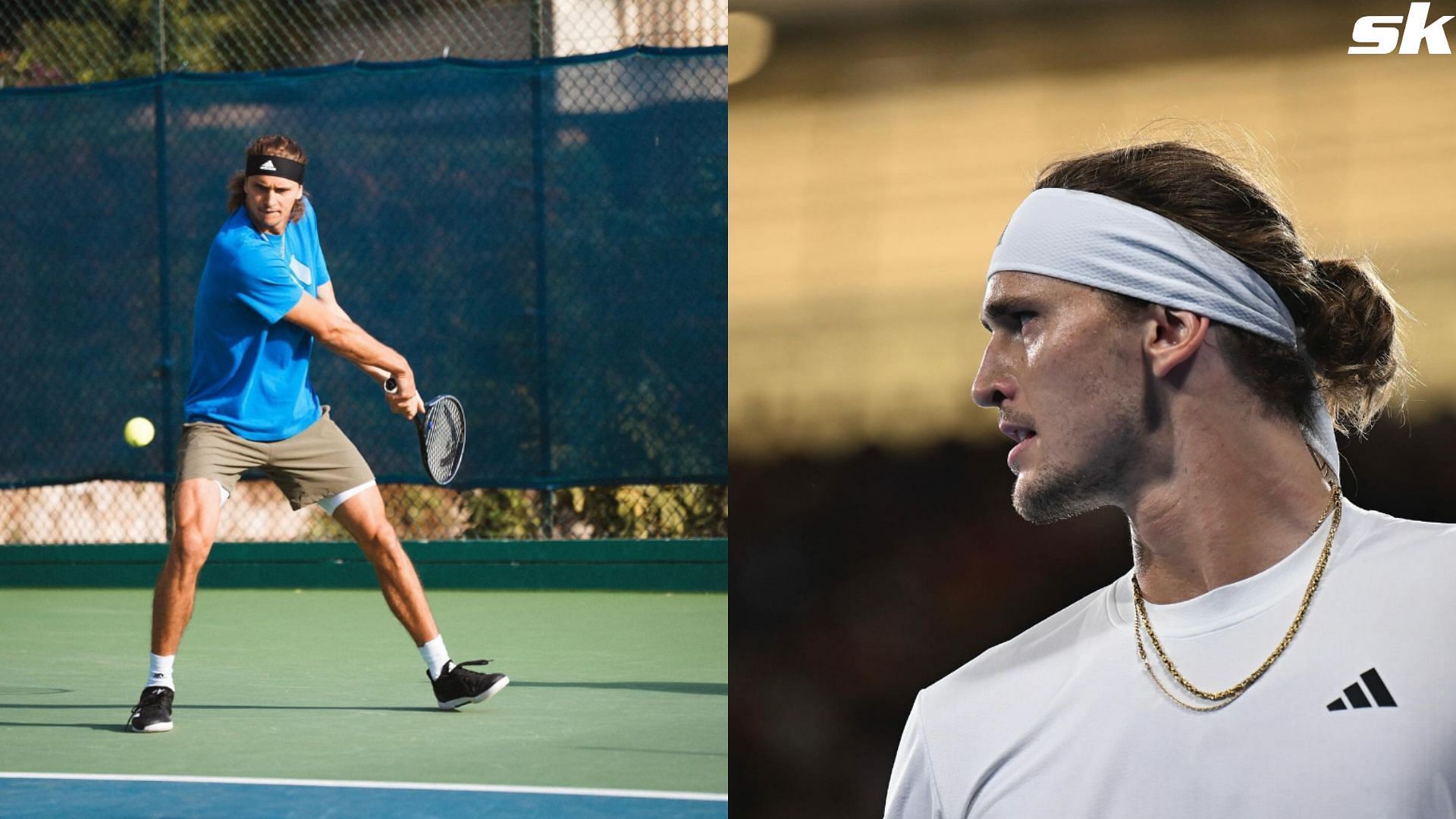 Alexander Zverev of Germany at the 2024 United Cup in Perth Australia 