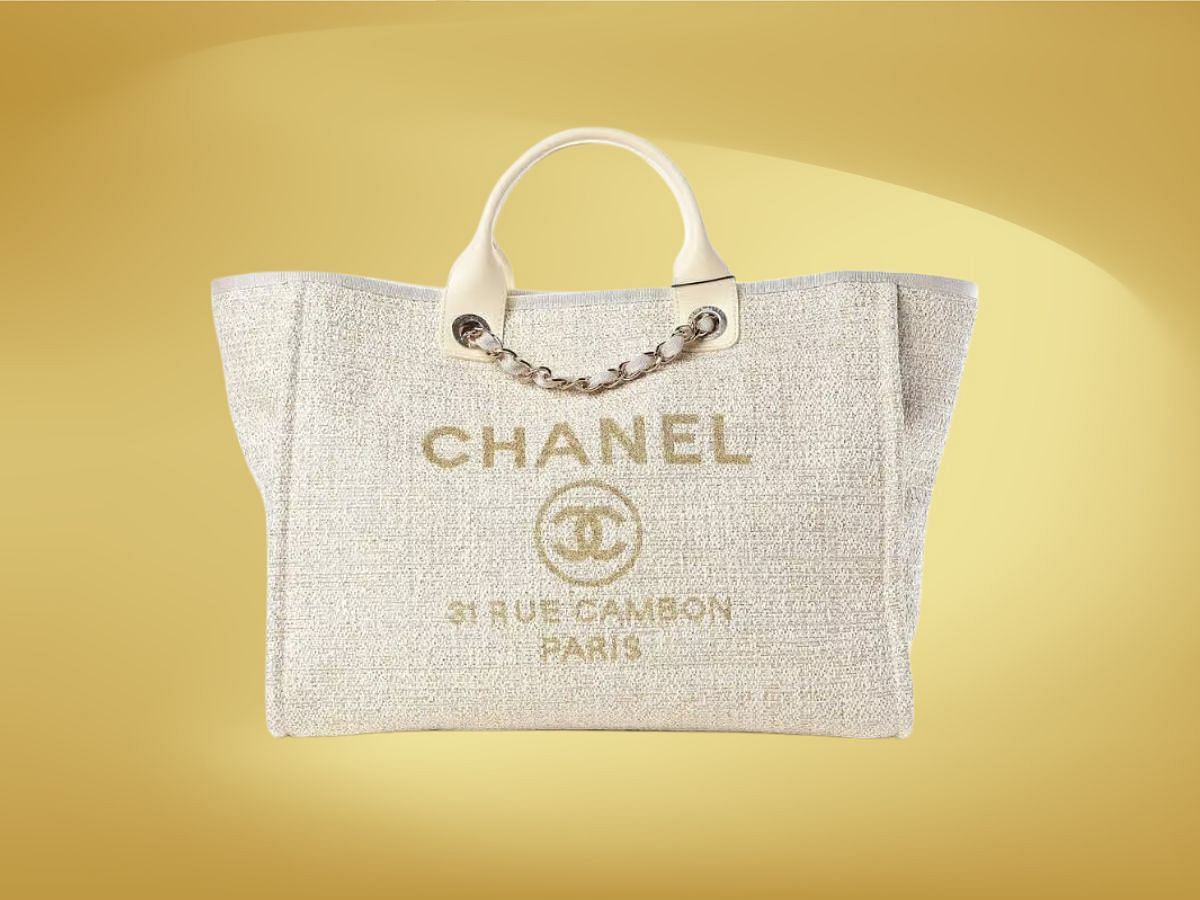 Chanel Canvas Deauville Tote Bag (Image via Chanel)