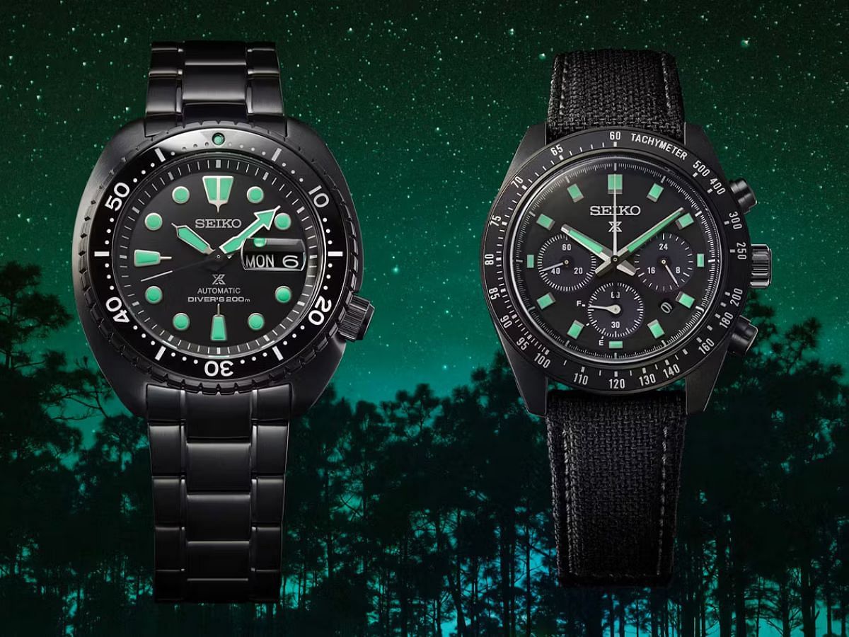 Seiko Black Series watch collection