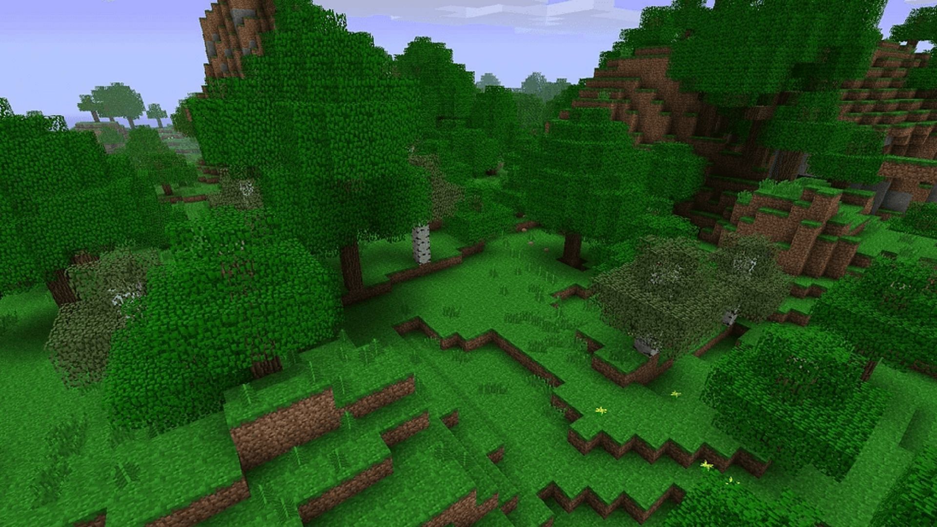 Rainforests were a precursor to Minecraft&#039;s jungle biomes (Image via Mojang)