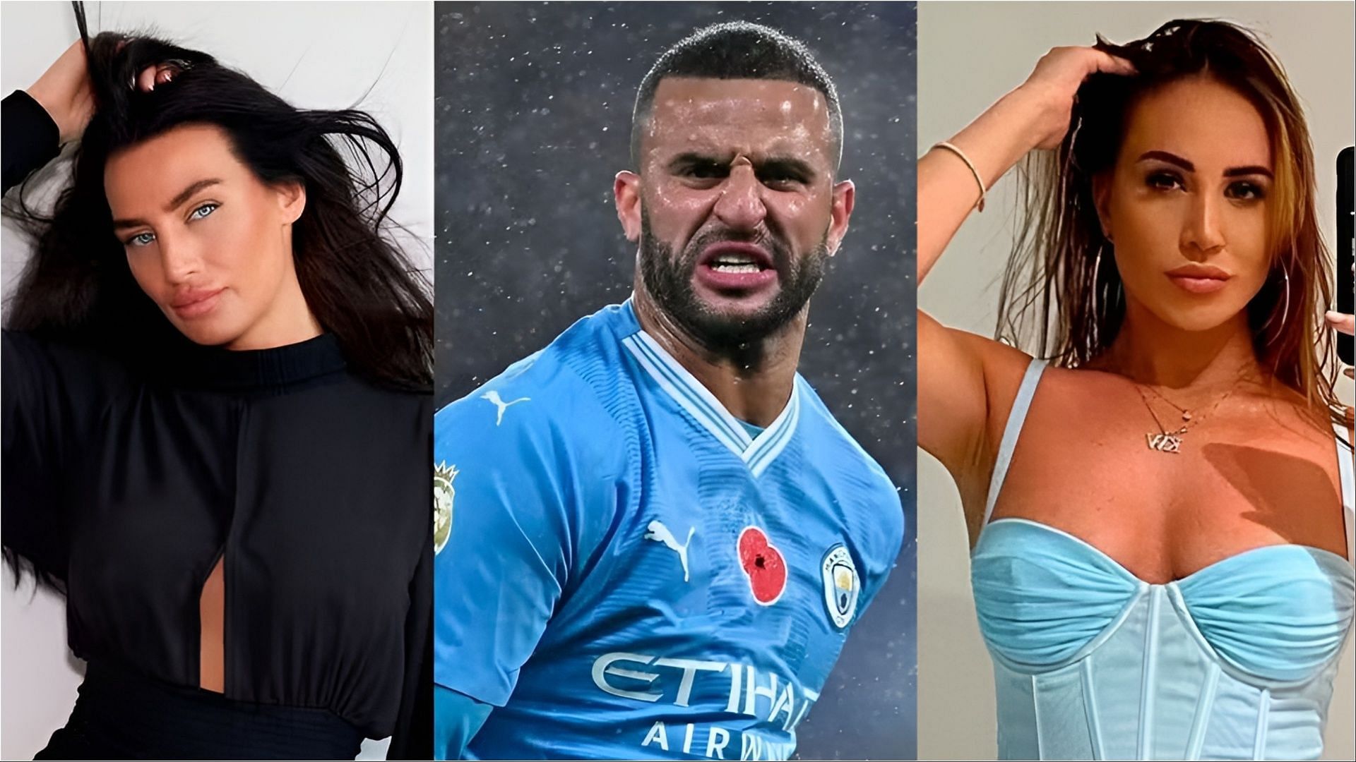 Kyle Walker and Annie Kilner have separated after Lauryn Goodman revealed that Kyle had two kids with her (Image via liberta___depre/X)