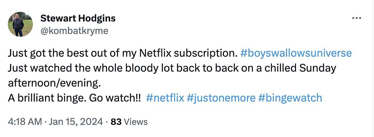 Fans reacting to the Netflix series (Image via X/@kombatkryme)