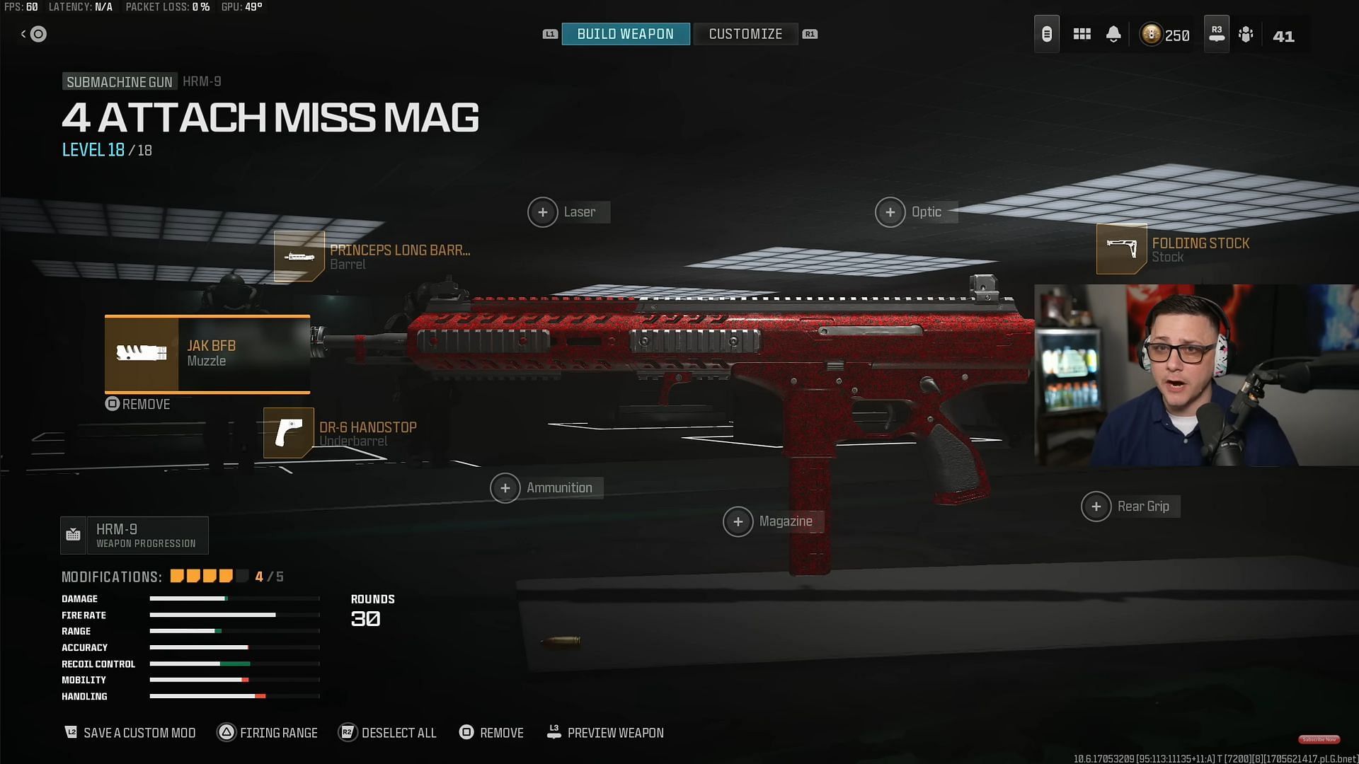 HRM-9 loadout (Image via Activision and YouTube/JGOD)