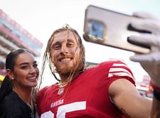 George Kittle and wife Claire welcome 2024 with impressive win vs Commanders