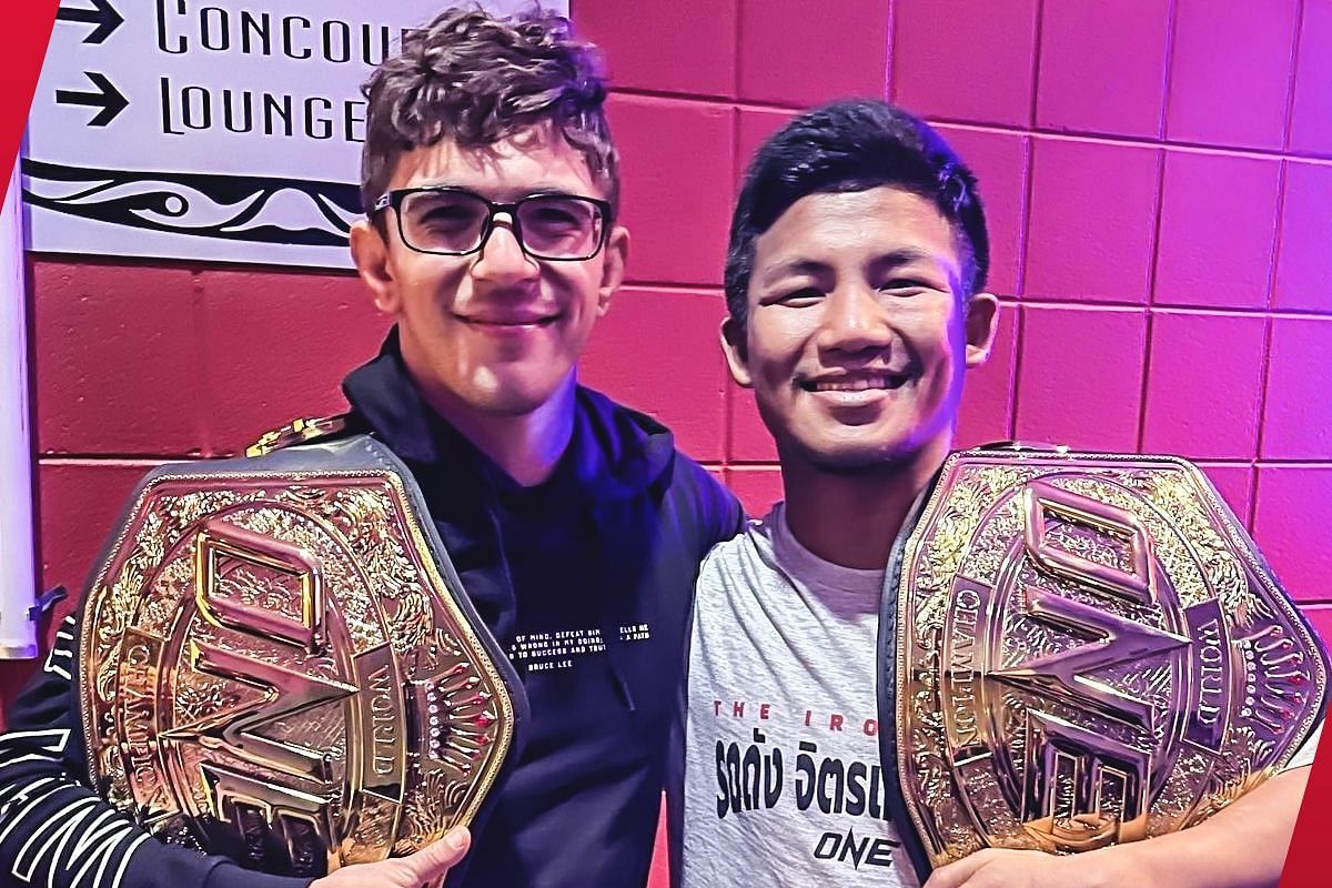 Mikey Musumeci and Rodtang Jitmuangnon [Photo via: ONE Championship]