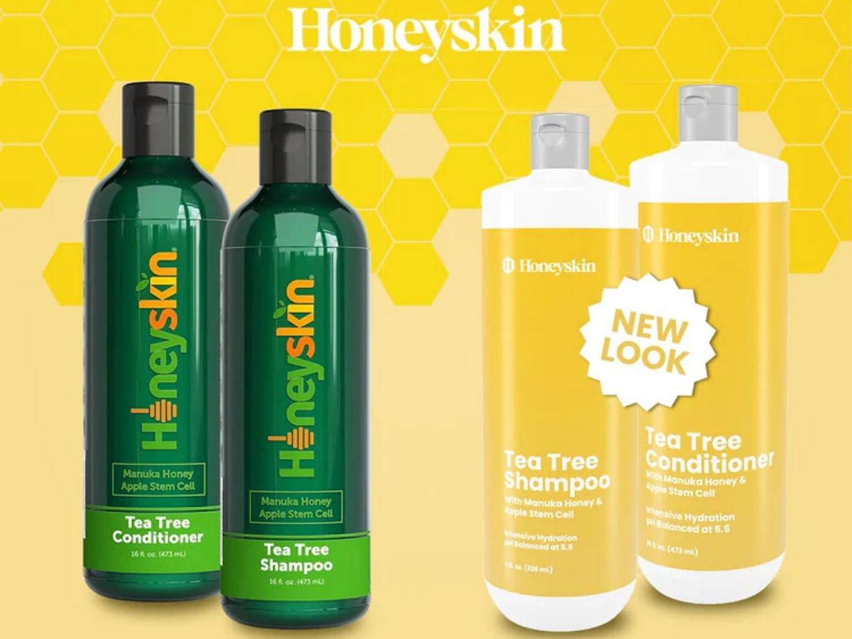 Honeyskin Tea Tree Shampoo (Image via Honeyskin)