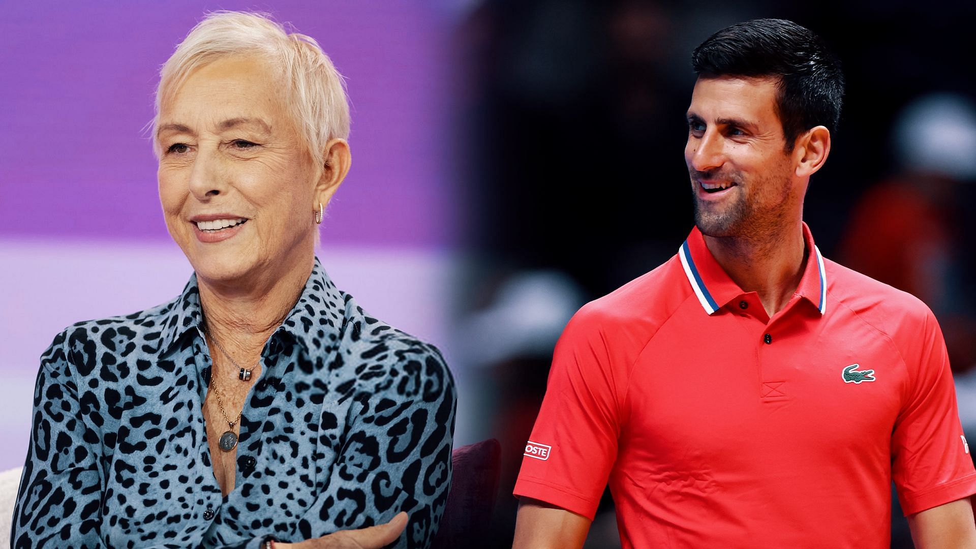 Martina Navratilova has applauded Novak Djokovic for being at his best despite his advancing years.