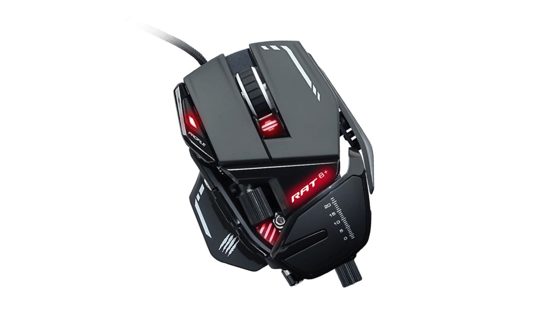 Mouse with a unique and futuristic look (Image via Mad Catz)