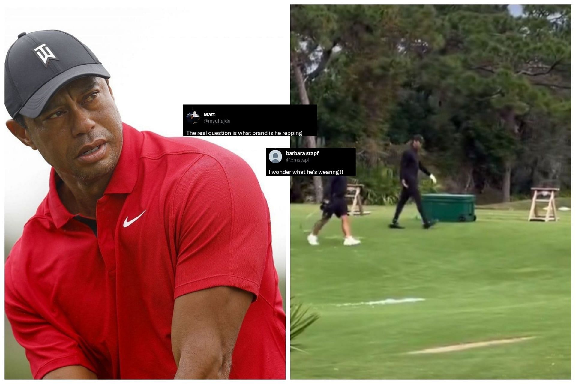 Tiger Woods was spotted in the golf course on Monday, January 22