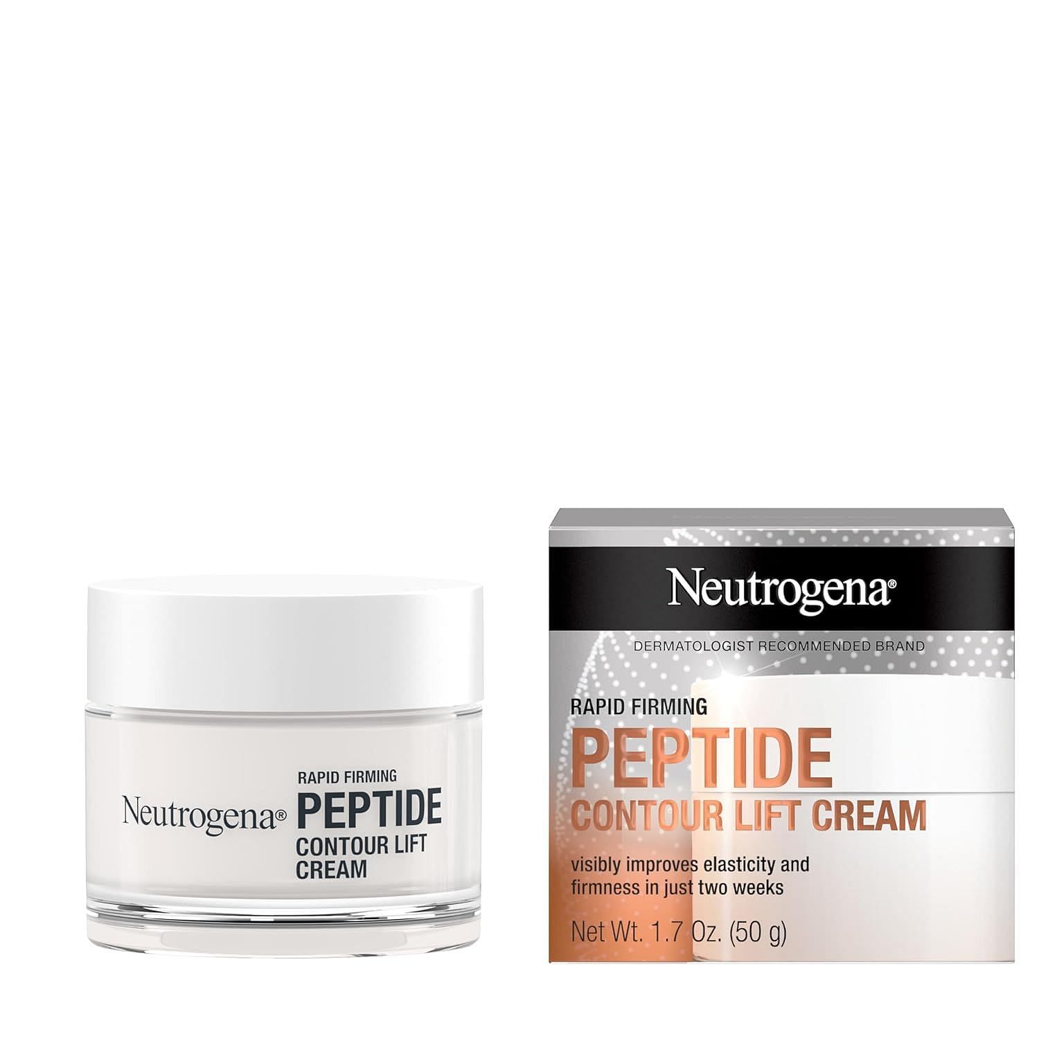 Neutrogena Rapid Firming Peptide Contour Lift Face Cream (Image via Amazon)