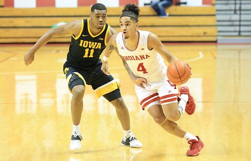 Guard Khristian Lander, then at Indiana, seeks to return following a concussion, but is questionable for Western Kentucky's game with Florida International.