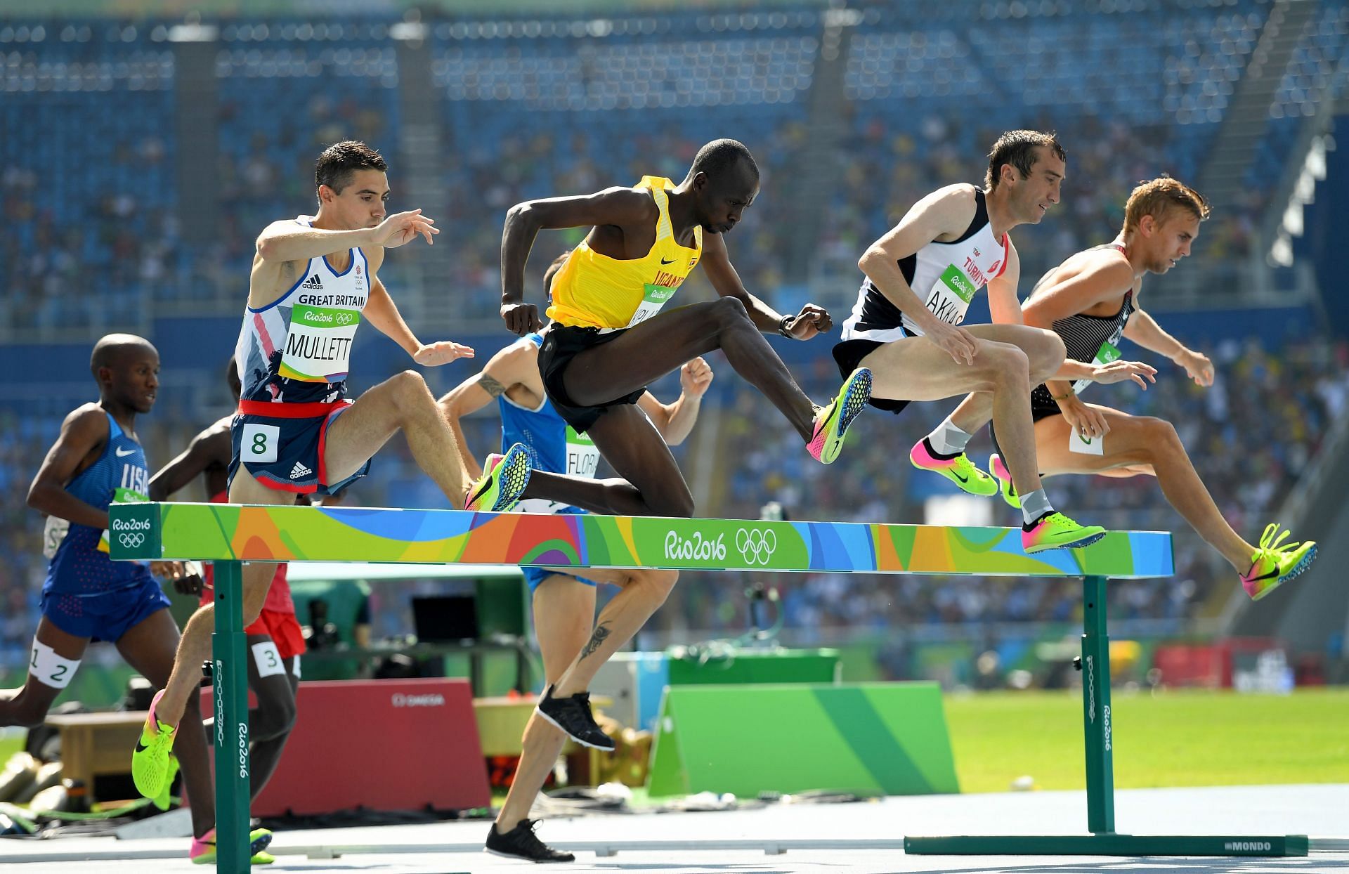 Benjamin Kiplagat in action at the Rio Olympics 2016