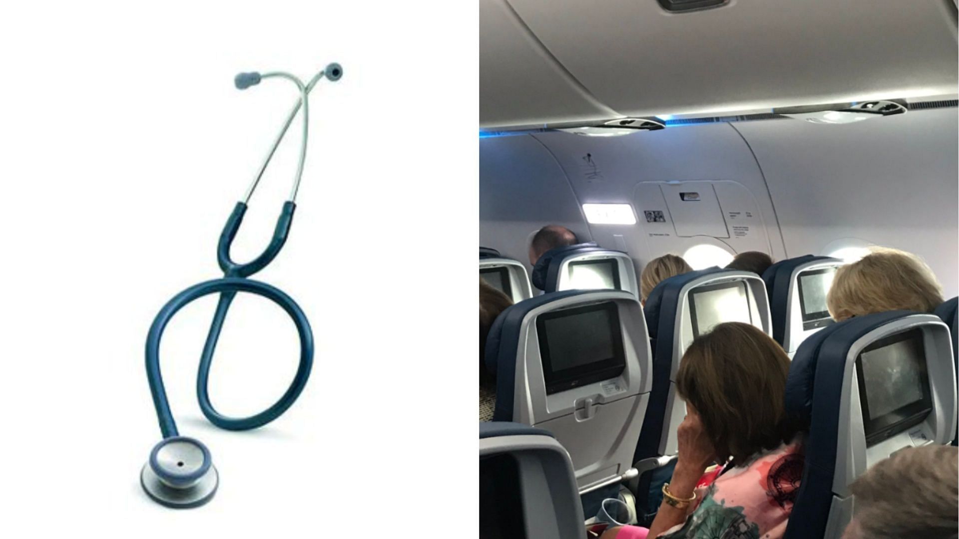A doctor during a long-haul international flight declined to help during a midair emergency as he was under the influence of alcohol. (Image via X/crosshairdeals/jeffzeleny)