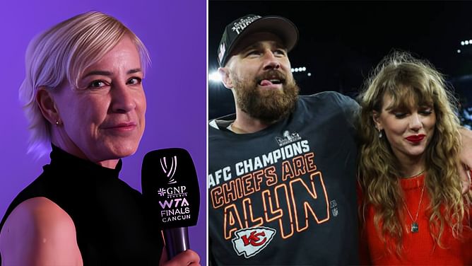 "She's just awesome" - Chris Evert praises Taylor Swift for stepping aside to let Travis Kelce have his moment after Chiefs victory