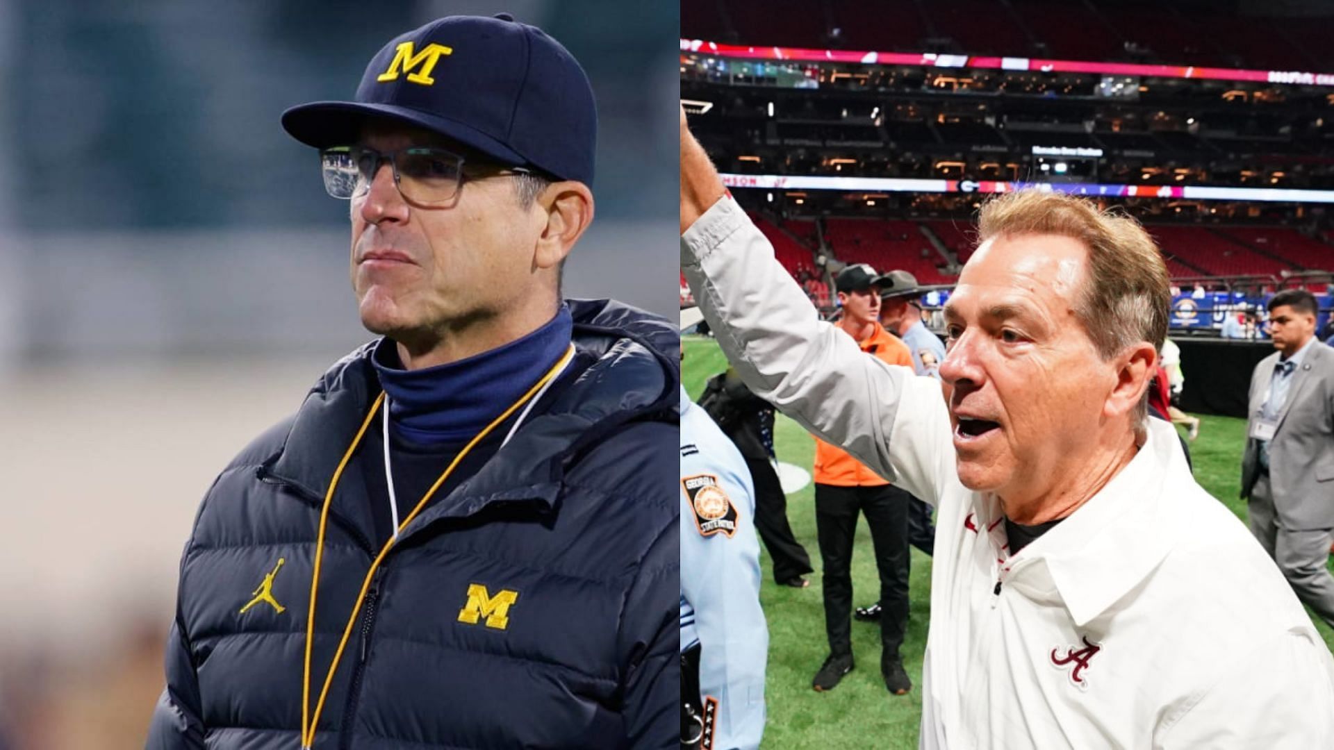 The Rose Bowl was hit with an earthquake but Jim Harbaugh and Nick Saban are ready