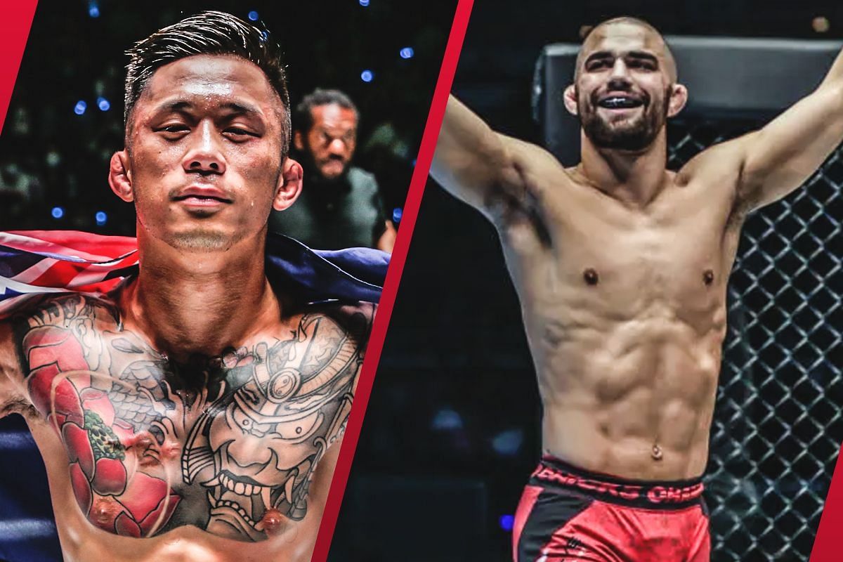 Martin Nguyen and Garry Tonon face-off in Tokyo, Japan.