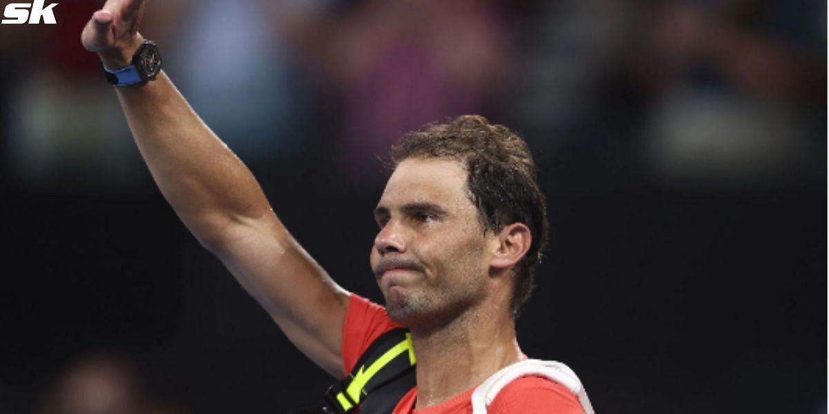 Rafael Nadal at Brisbane International