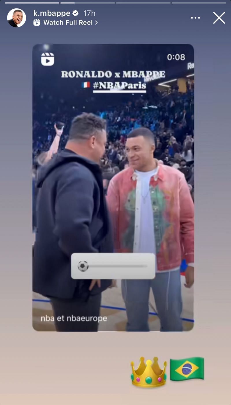 PSG star Kylian Mbappe&#039;s Instagram story