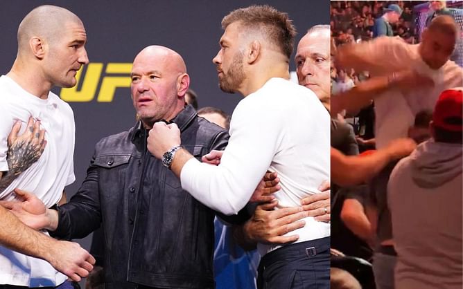 "I’m going to take a f****** chunk out of him" - Sean Strickland admits to biting Dricus Du Plessis during rage-driven brawl at UFC 296