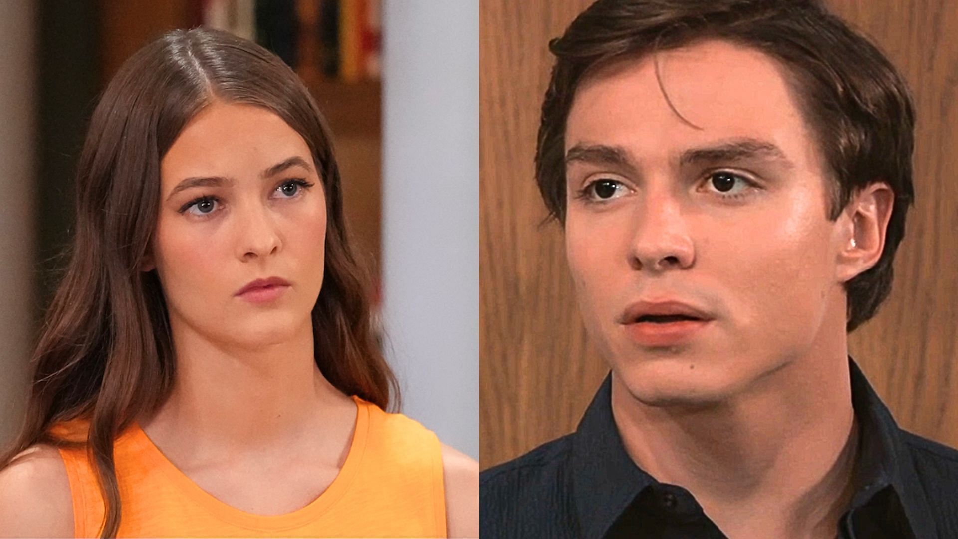 (L) Esme and (R) Spencer are at the heart of the drama in General Hospital in the upcoming week (Images via ABC)