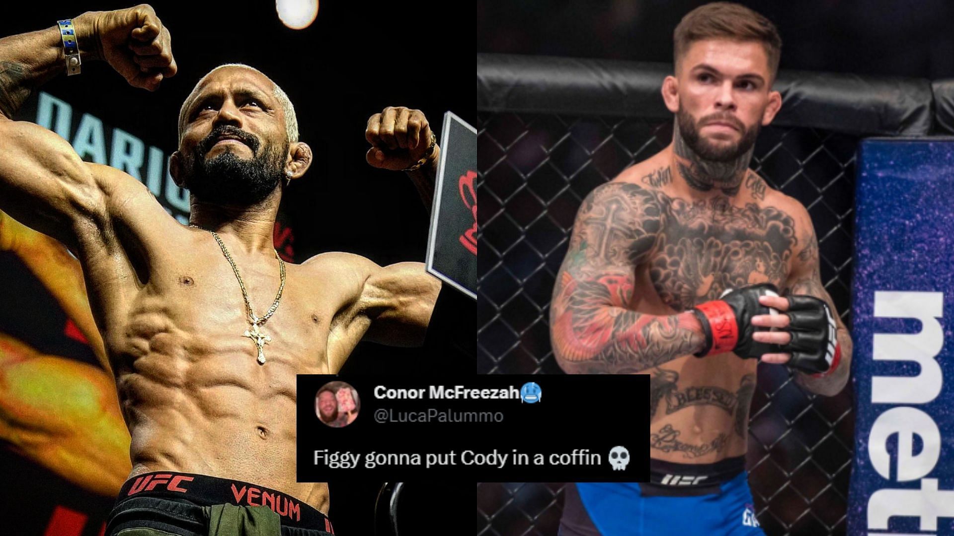 Fans react to UFC 300 fight announcement [Images courtesy of @daico_deusdaguerra &amp; @cody_nolove on Instagram]