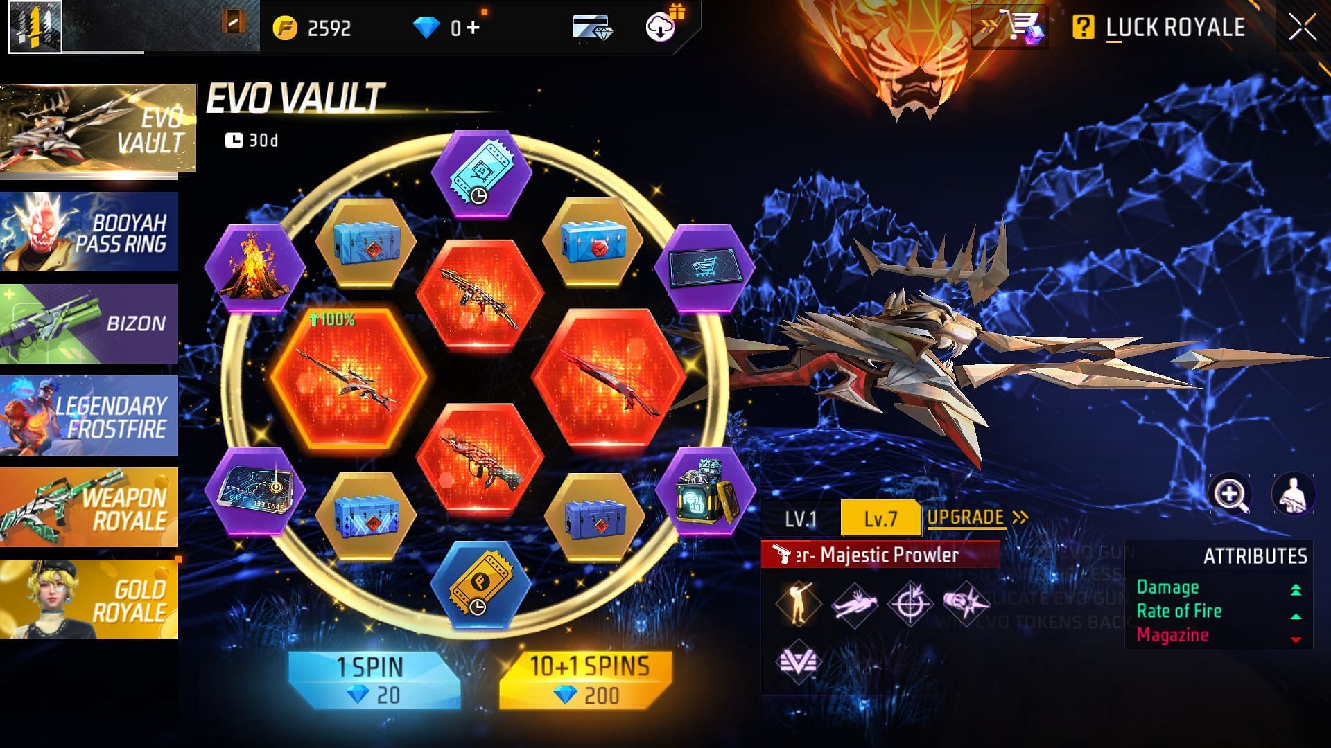 Evo Vault इवेंट (Image via Garena)