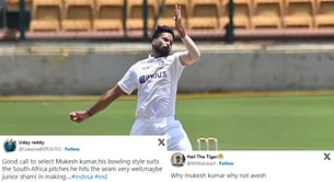 “Maybe junior Shami in making” – Fans react as Mukesh Kumar replaces Shardul Thakur in playing XI for IND vs SA 2nd Test
