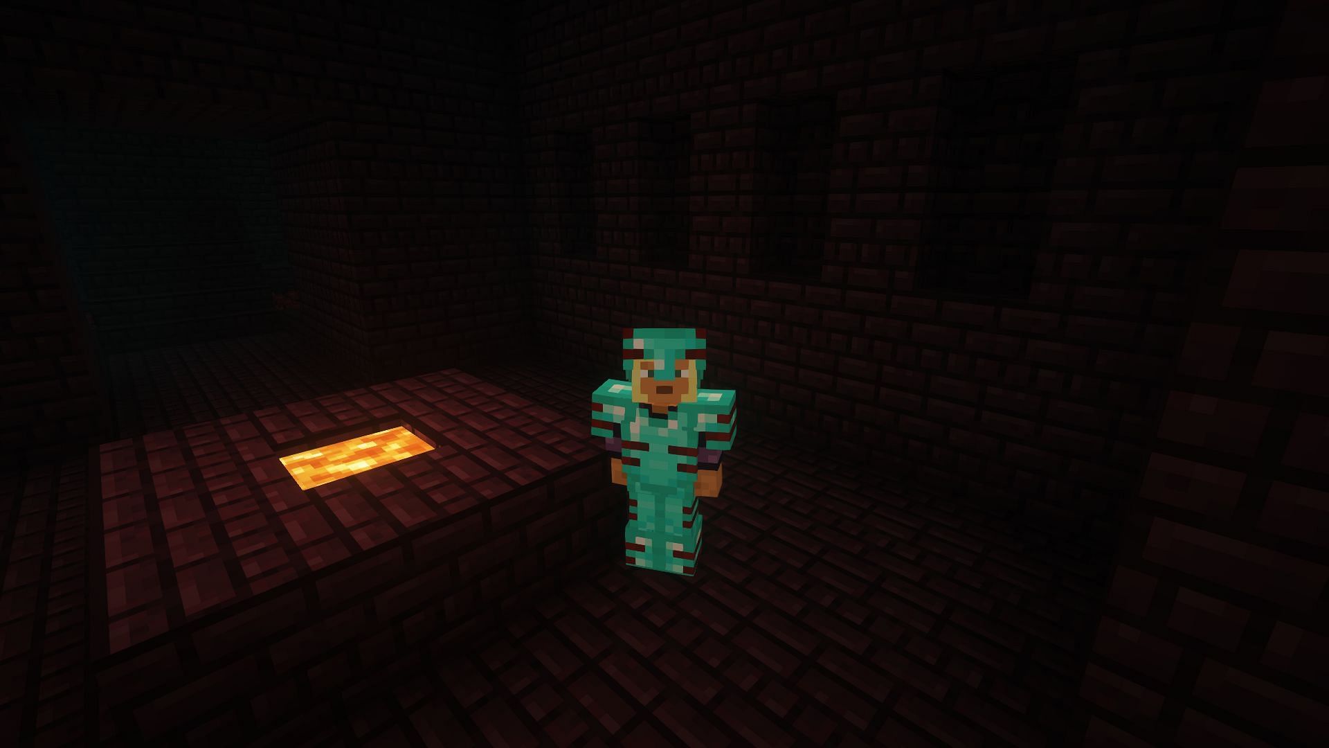 Rib Armor Trim can be found in Nether Fortress in Minecraft (Image via Mojang)