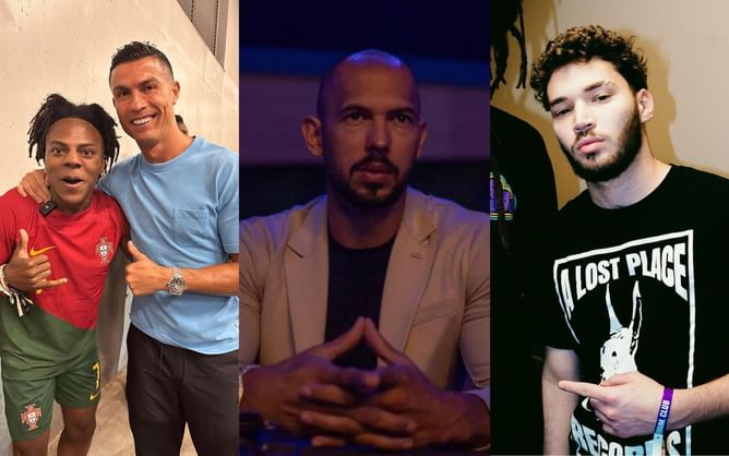 Andrew Tate has four-word reaction to 'Streamer Of The Year' nominees with IShowSpeed and Adin Ross being left off the list