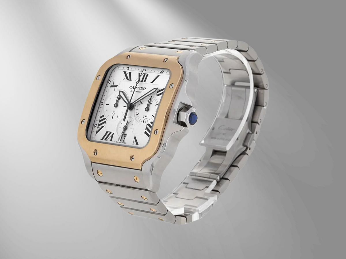 The Santos de Cartier bracelet watch (Image via Nordstrom)