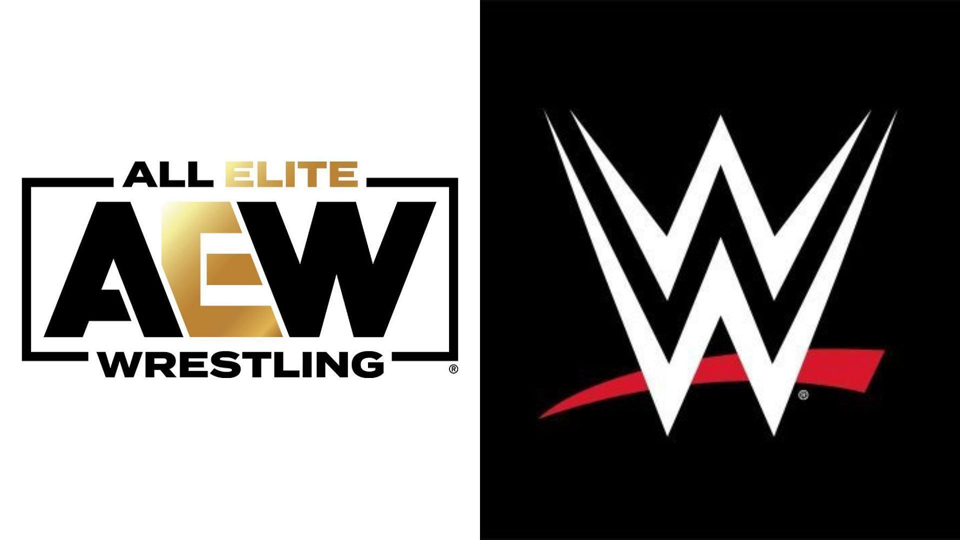 AEW and WWE are mega-players in the wrestling industry. [Photos courtesy of their respective official Twitter accounts]