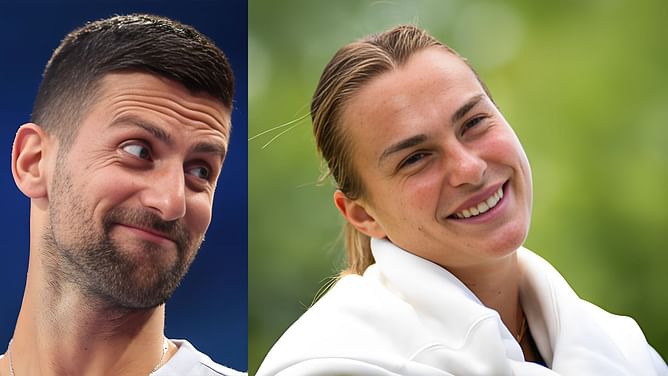 Novak Djokovic humorously notifies Aryna Sabalenka about taking high kick lessons from her after failed attempt at Australian Open