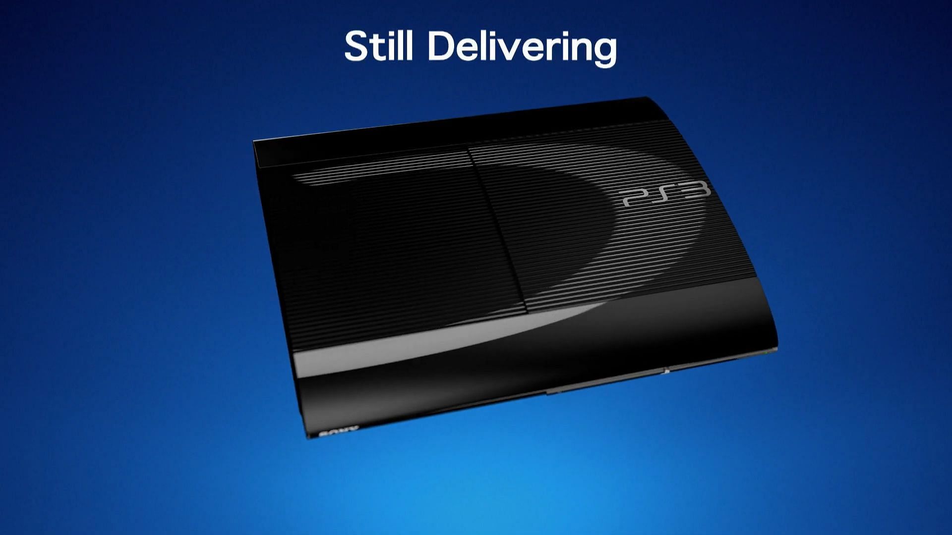 The Sony PS3 (Image via PlayStation)