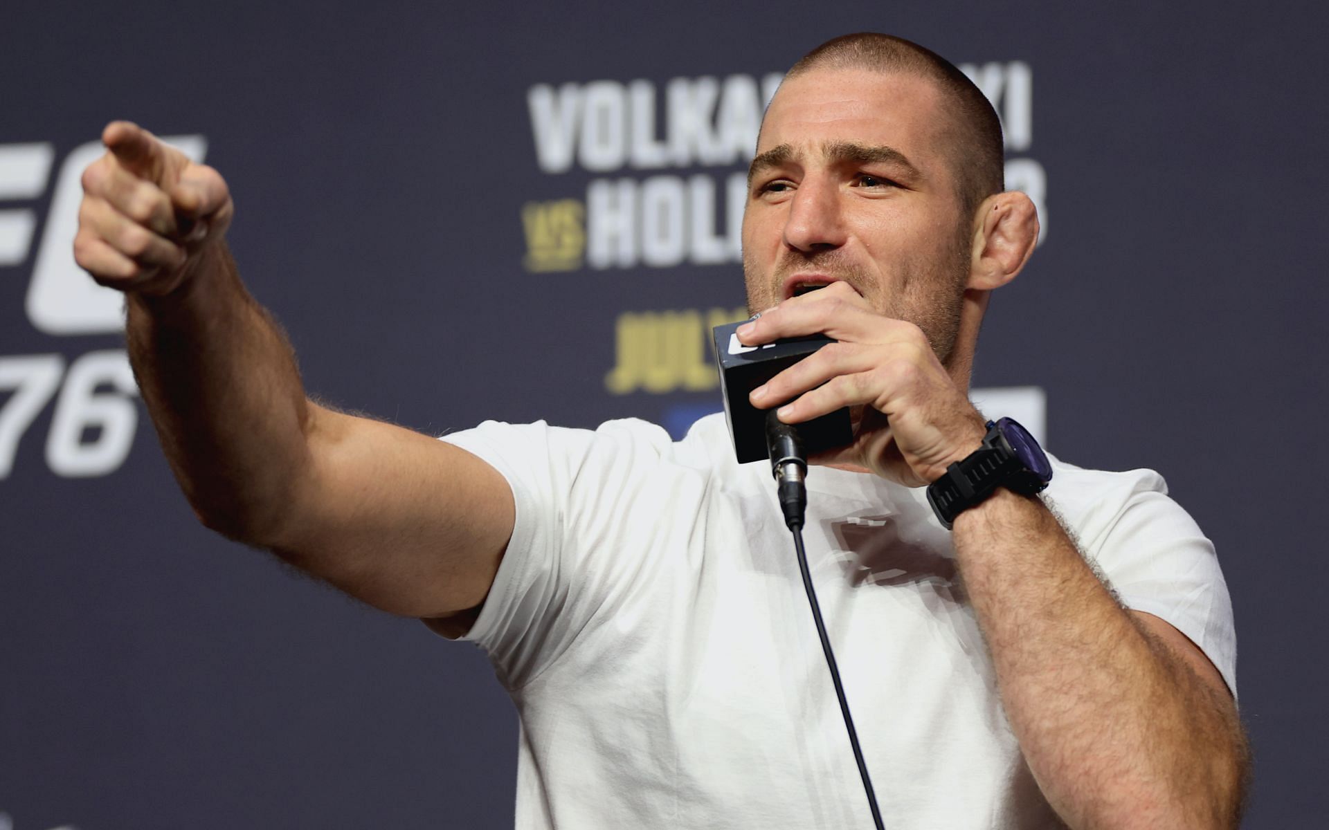 Sean Strickland talks sticking to being himself despite being a UFC champion [Image via: Getty Images] 