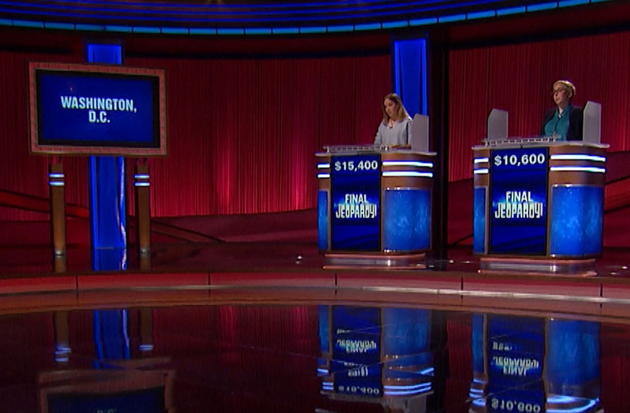 A still from Jeopardy! (Image via @Jeopardy/Instagram)