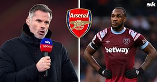 “I want to ask this because I can’t ask Jamie Carragher” - Michail Antonio disagrees with Liverpool hero over bold claim on Arsenal superstar