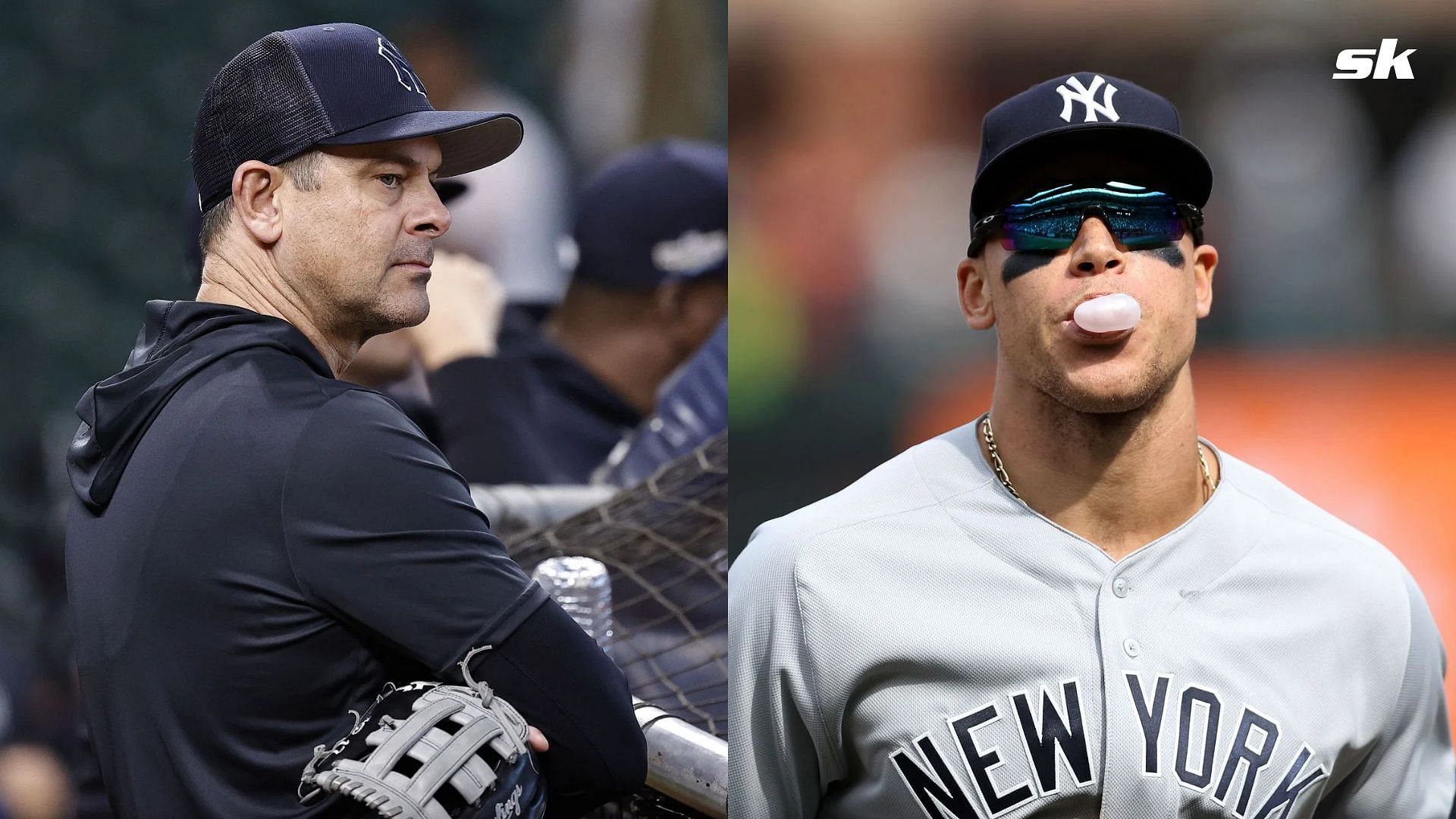 New York Yankees Manager Aaron Boone &amp; OF Aaron Judge